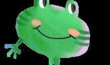 青蛙头吃瓜视频素材