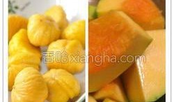 板栗瓜炖着吃做法,家常美味新体验